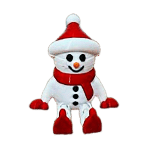 Mini Boneco de Neve Articulado