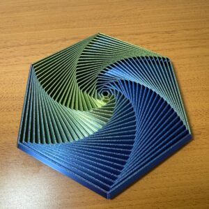 Fidget Hexágono Fractal - Brinquedo Anti-Stress Sensorial